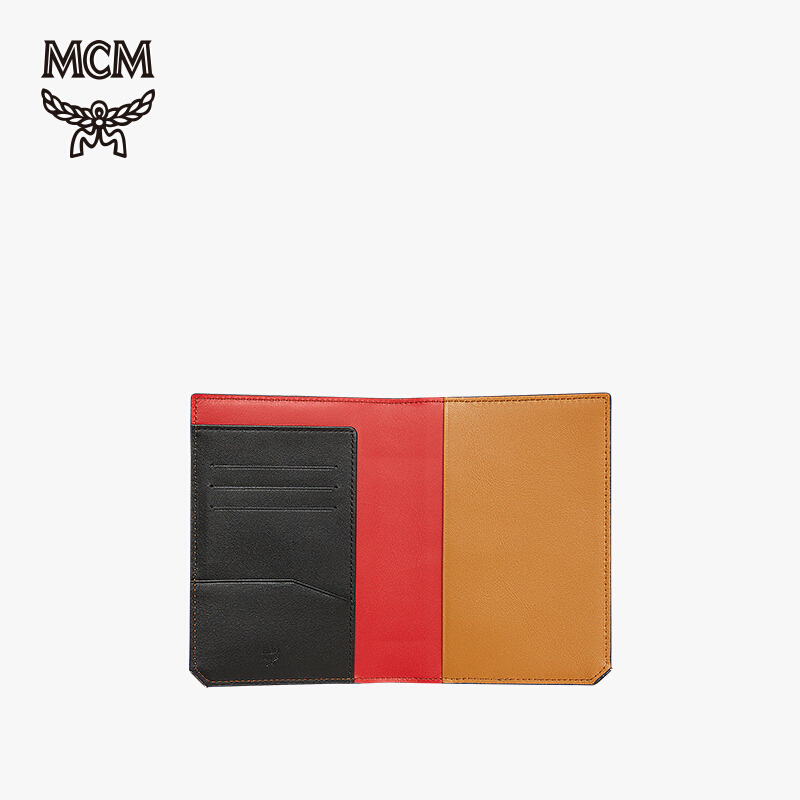 MCM 奢侈品 新款NEW BRIC 男士牛皮革护照夹卡包卡夹钱夹送男友 黑色MXV8ALL50BK001