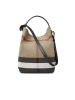 BURBERRY 经典格纹 斜挎包水桶包