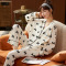 DBMG睡衣女士2022年秋冬季可外穿长袖和服休闲可爱开衫家居服套