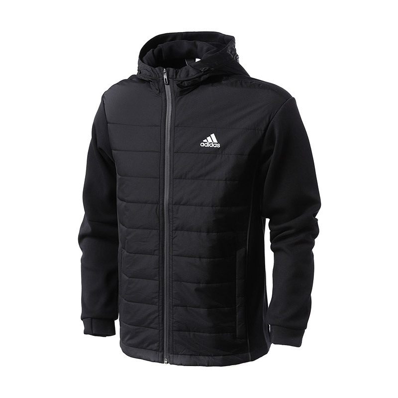 adidas阿迪达斯男子外套夹克梭织休闲运动服CF4839 S 黑色