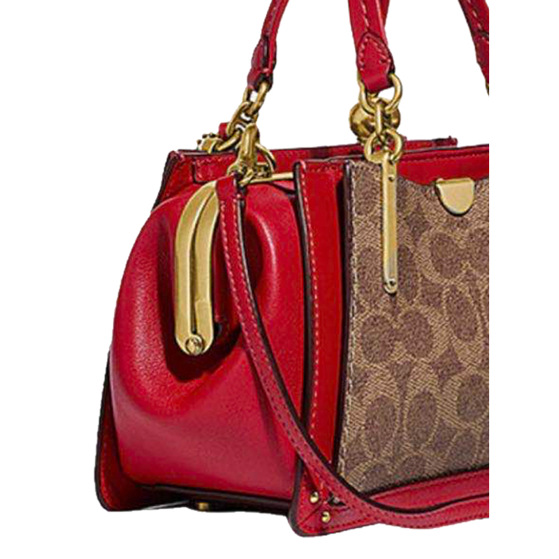 蔻驰coachrexybyguangyu限量吻锁dreamer21号女士单肩手提包76018b4p