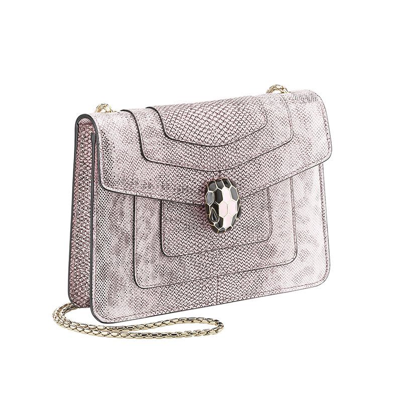 【预定】BVLGARI宝格丽 SERPENTI FOREVER 经典蛇头单肩包 20*14*4.5CM图片
