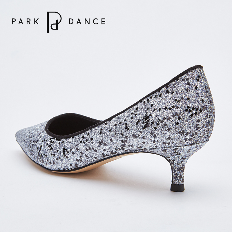 park dance 格利特小猫跟女鞋 浅口尖头单鞋中高跟鞋