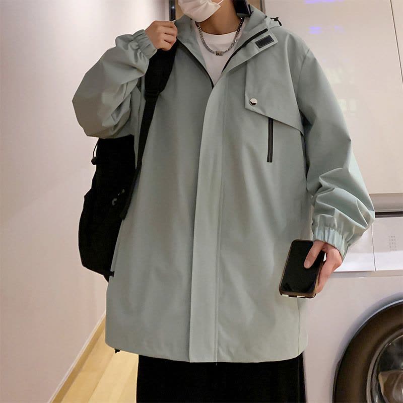 港风外套男冲锋衣男女同款2024新款户外防水防风春秋季登山钓鱼服图片