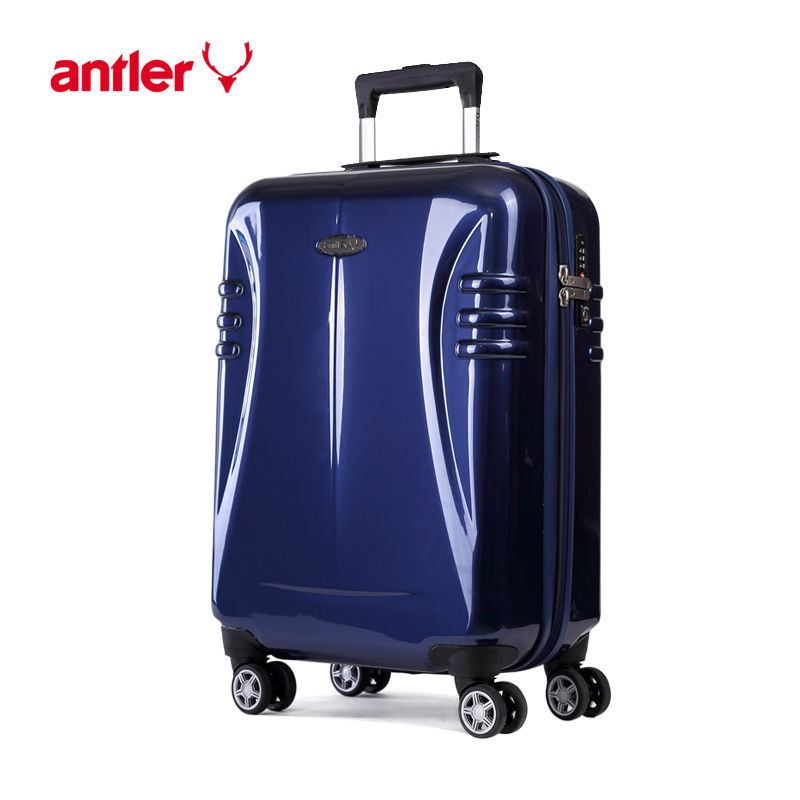 Antler/安特丽拉杆行李箱万向轮密码登机箱男女旅行箱红色电脑箱子24寸