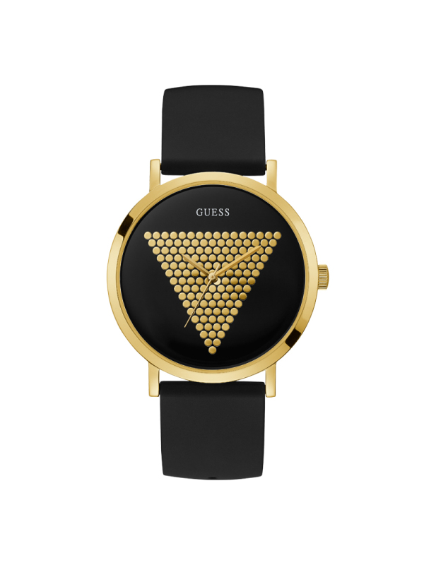 盖尔斯guess创意系列个性潮流休闲倒三角石英男士手表w1161g1