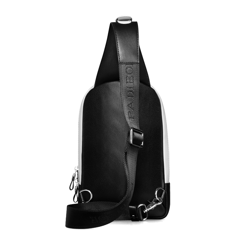 顺丰配送男士胸包真皮胸包男潮牌胸前包男士斜挎胸包男包胸包男款胸包
