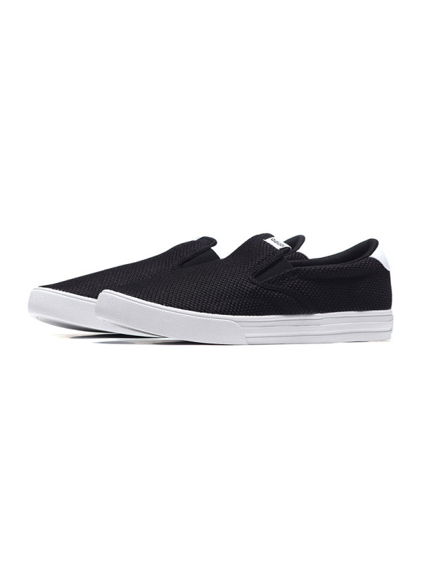 【自营】adidas阿迪达斯NEO男子板鞋帆布鞋休闲运动鞋D97256 D972561号黑色+亮白