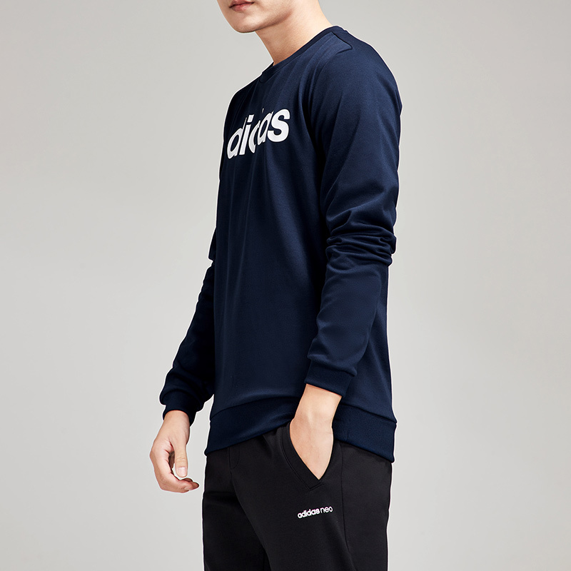 adidas阿迪达斯NEO男装圆领运动休闲卫衣DM4276