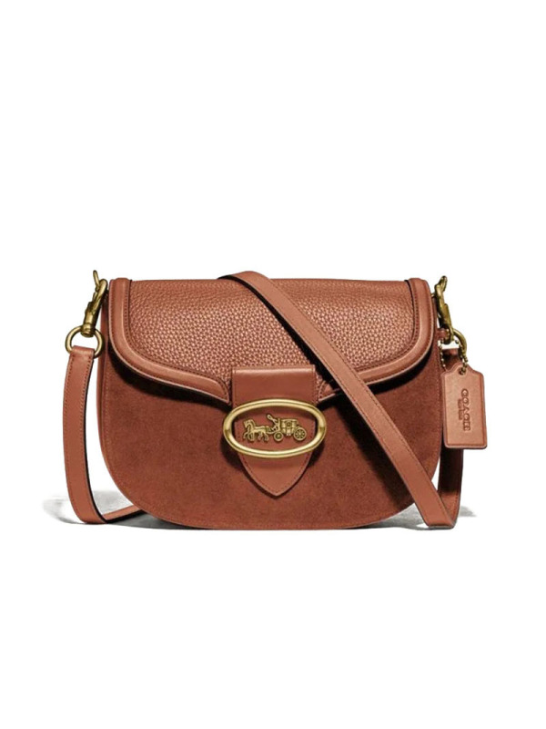 【预定】20新款 COACH KAT马鞍包84715 25x18.5x7.5CM