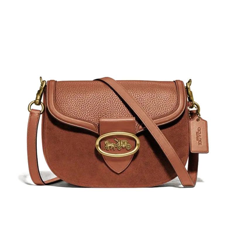 【预定】20新款 COACH KAT马鞍包84715 25x18.5x7.5CM图片