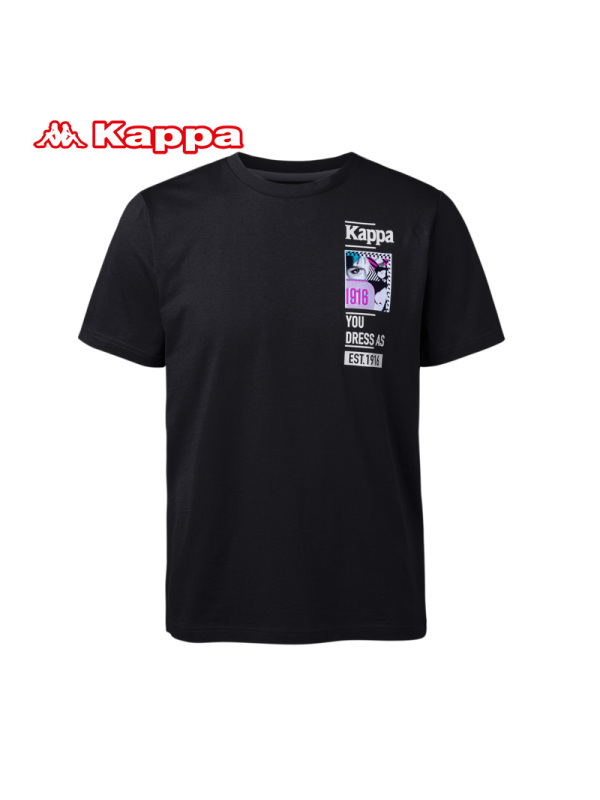 Kappa卡帕男运动短袖休闲T恤半袖运动短袖|K0815TD66D_1