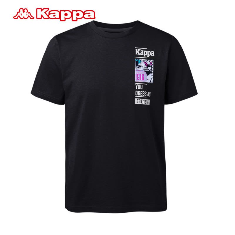 Kappa卡帕男运动短袖休闲T恤半袖运动短袖|K0815TD66D_1图片