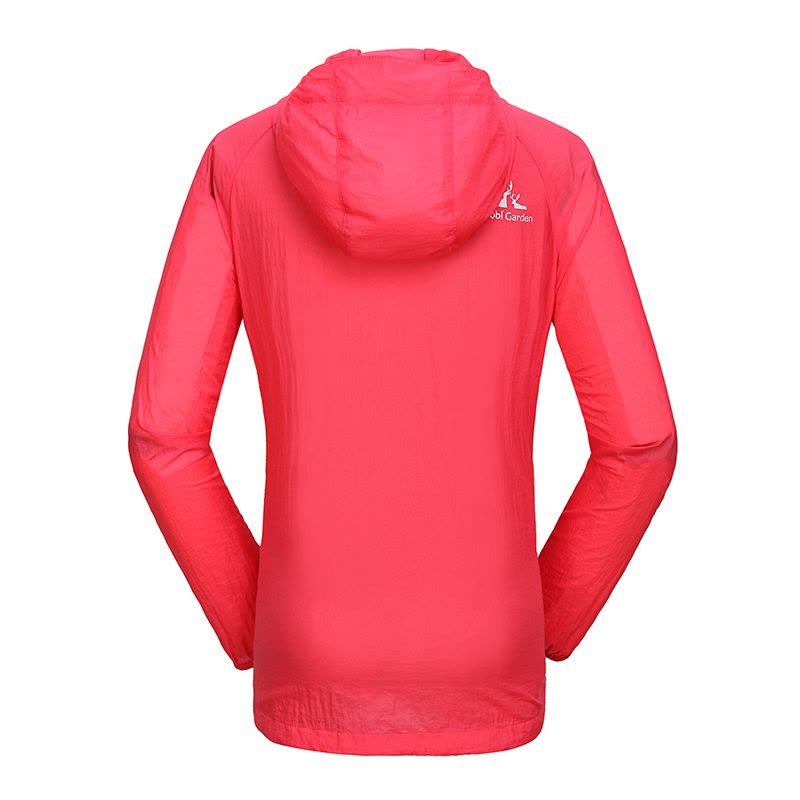 牧高笛户外徒步露营运动风衣轻薄防风防晒春夏季连帽皮肤衣女款图片