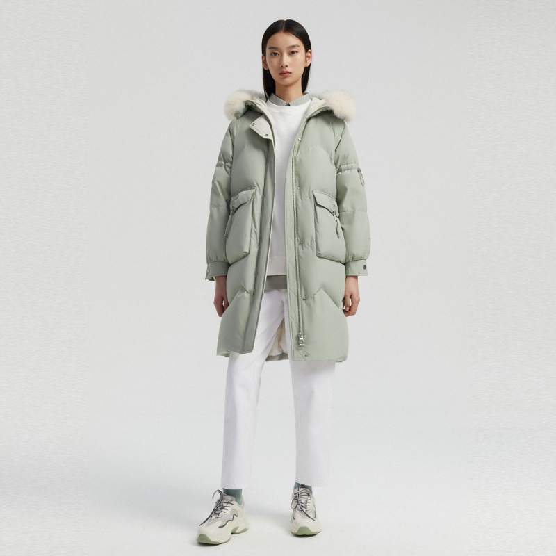 波司登2020女士时尚狐狸毛领休闲保暖羽绒服B00145256