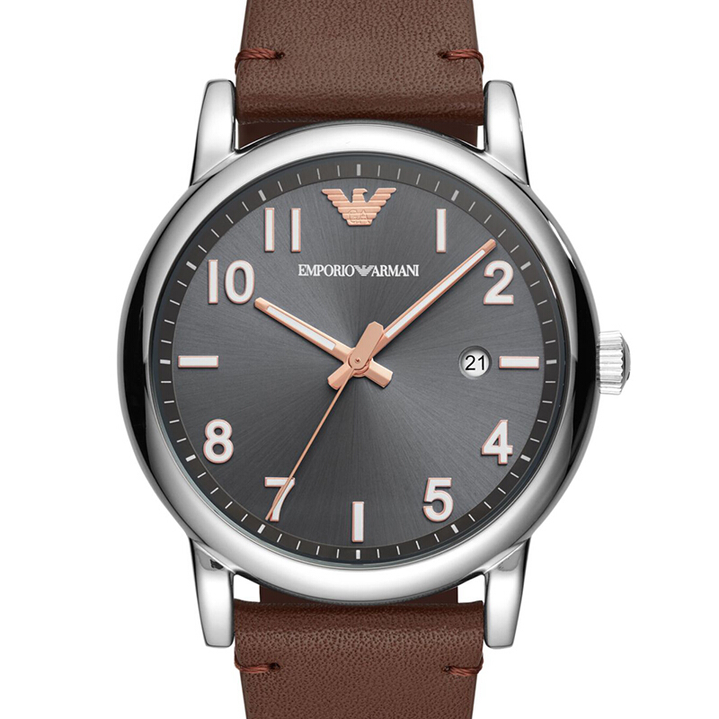 阿玛尼(emporio armani) 男表个性简约潮流商务休闲石英男士腕表报价_