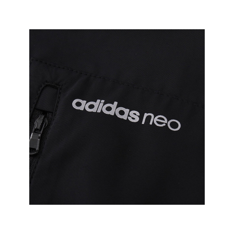 adidas阿迪达斯NEO男子棉服外套轻便休闲运动服CD2331 L 黑色