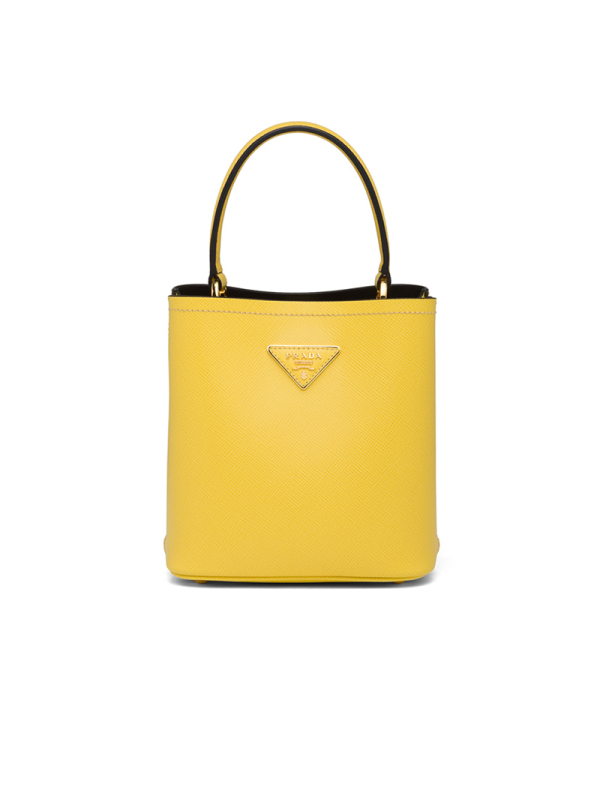 【预定】20春夏款PRADA Panier 皮革手提包1BA217 OOO 17*18*10.5CM