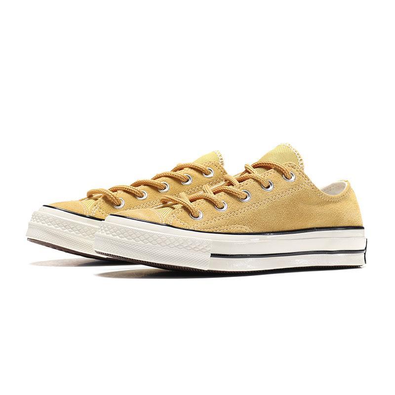 CONVERSE匡威男女板鞋1970s复古绒面休闲鞋162999C 162374C沙漠金盏花 35码