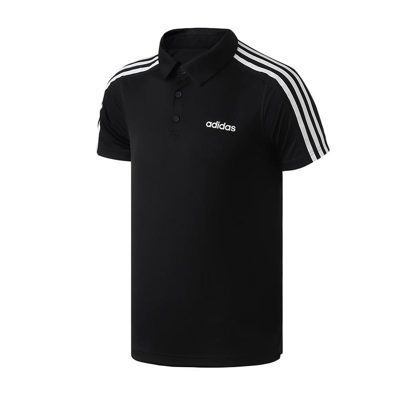 【自营】阿迪达斯男服短袖POLO衫翻领综合训练运动服DT3048