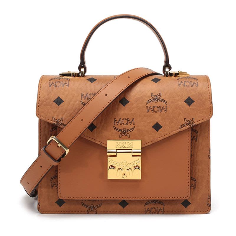 MCM 老花款 单肩手提斜挎包 MWEAAPA02图片