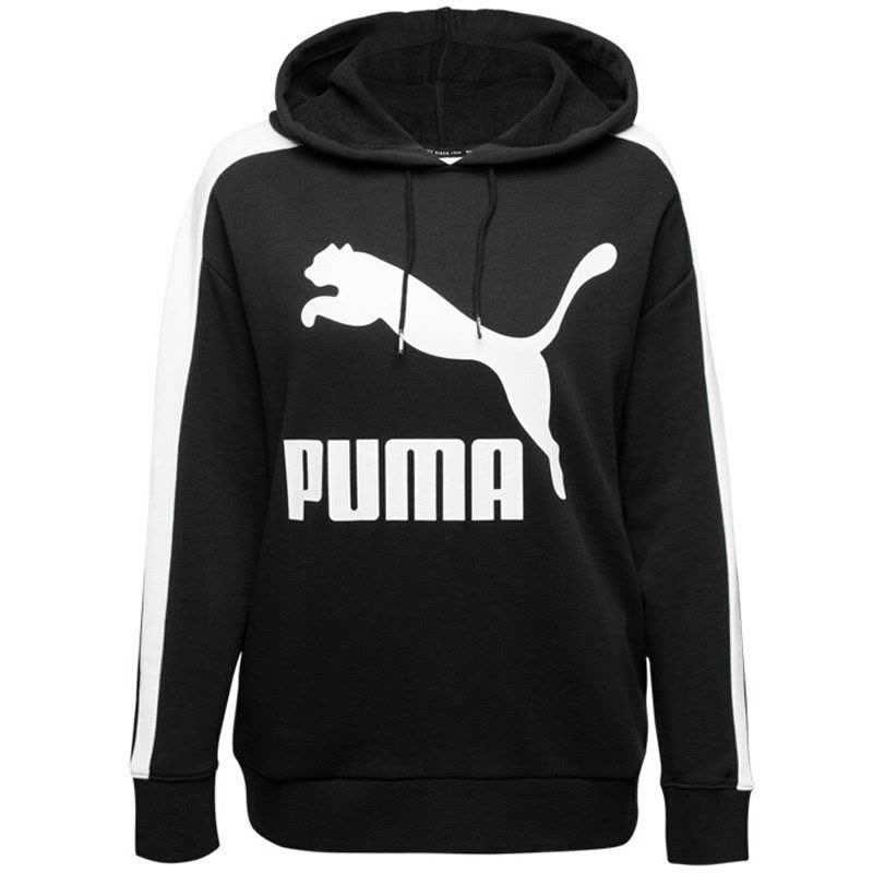 PUMA彪马女装运动服休闲连帽宽松卫衣套头衫577611-01图片