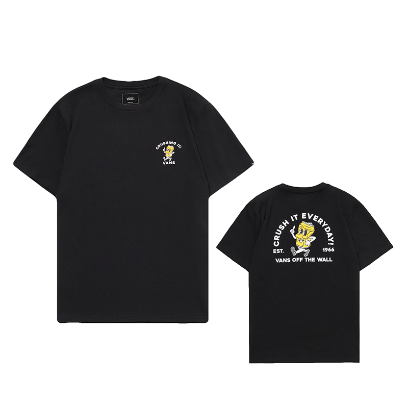 【自营】VANS范斯男装运动服休闲短袖T恤VN0A4UQPBLK