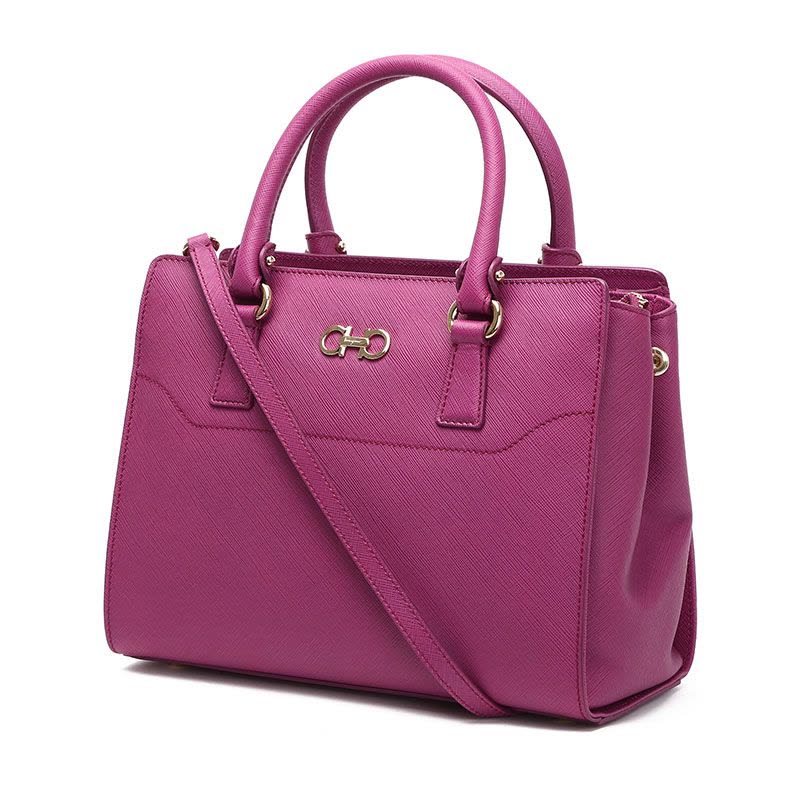 FERRAGAMO Beky 小号 手提 斜挎包21F317 金扣图片