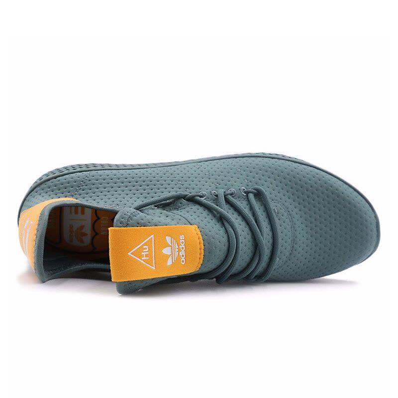 阿迪达斯（Adidas）三叶男鞋新款运动鞋柔软舒适网面透气轻便休闲跑步鞋图片