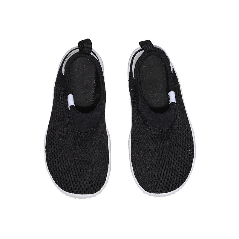 NIKE耐克男童休闲鞋网面舒适透气一脚蹬运动凉鞋943759 943759-003黑+黑+白 25码/适合脚长135mm