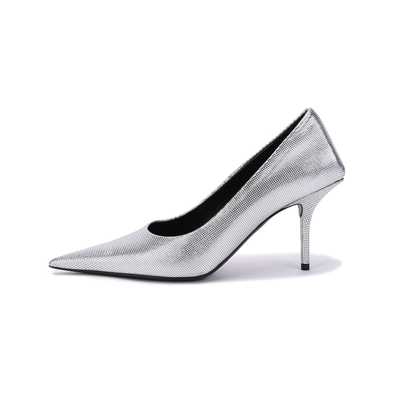 BALENCIAGA 巴黎世家 女士皮革尖头高跟鞋 572879 WBB20