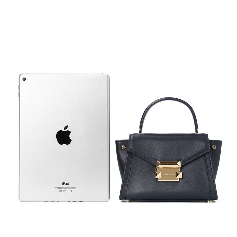 MICHAEL KORS 迈克科尔斯 Whitney 口盖包 单肩包 斜挎包迷你 锁扣光面皮30T8GXIM1L金扣图片