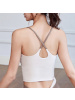 新款裸感高弹瑜伽背心速干健身一体式无痕防震瑜伽背心女