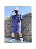 男童套装夏季2025新款儿童夏装运动中大童衣服短袖帅气网红童装潮