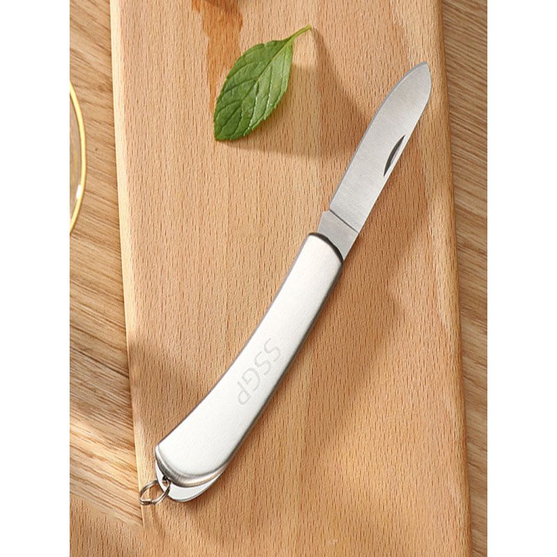 ssgp不锈钢折叠刀水果刀户外刀家用刀具便携式迷你果皮刀