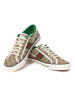 预售GUCCI Tennis 1977 帆布鞋 经典织带织物606111 男士帆布鞋休闲鞋