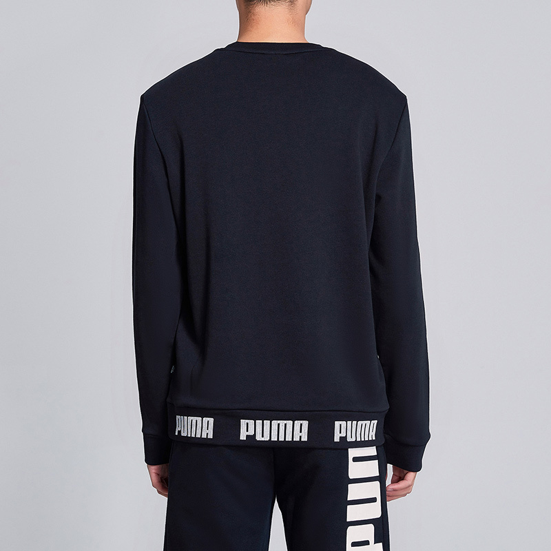 PUMA彪马男装运动服休闲服logo圆领卫衣844791