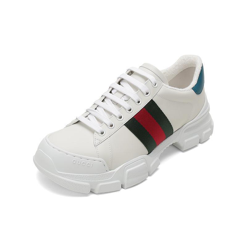 GUCCI 古驰 男士 皮革系带休闲鞋运动鞋 624701 0FI60