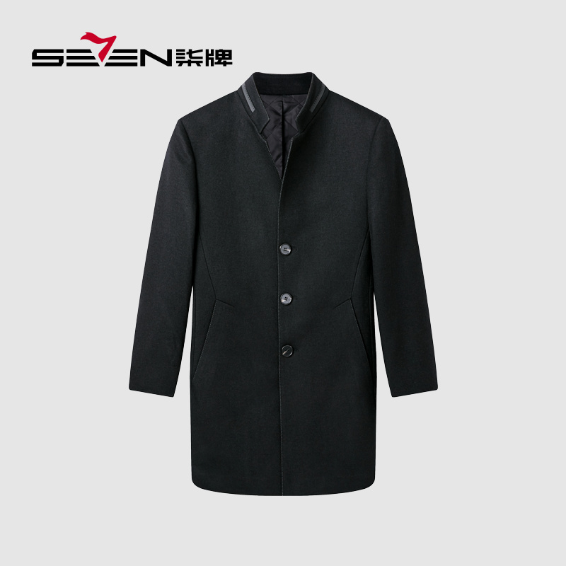 柒牌(seven)男士大衣报价_参数_图片_视频_怎么样_问答-苏宁易购