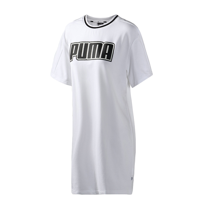 PUMA彪马女装运动服休闲圆领套头衫卫衣连衣裙57953422