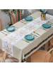Cebapvc防水餐桌布欧美酒店桌布聚会假期晚餐厅餐遮盖布桌套防油