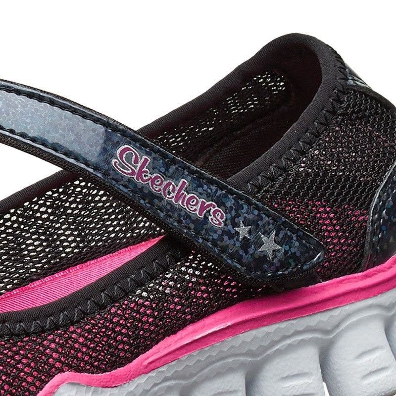 Skechers斯凯奇童鞋 2019女童玛丽珍搭带休闲鞋 轻盈舒适透气布公主鞋图片