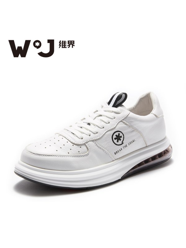 维界休闲鞋男韩版潮流港风时尚运动鞋气垫厚底板鞋原宿风男士潮鞋