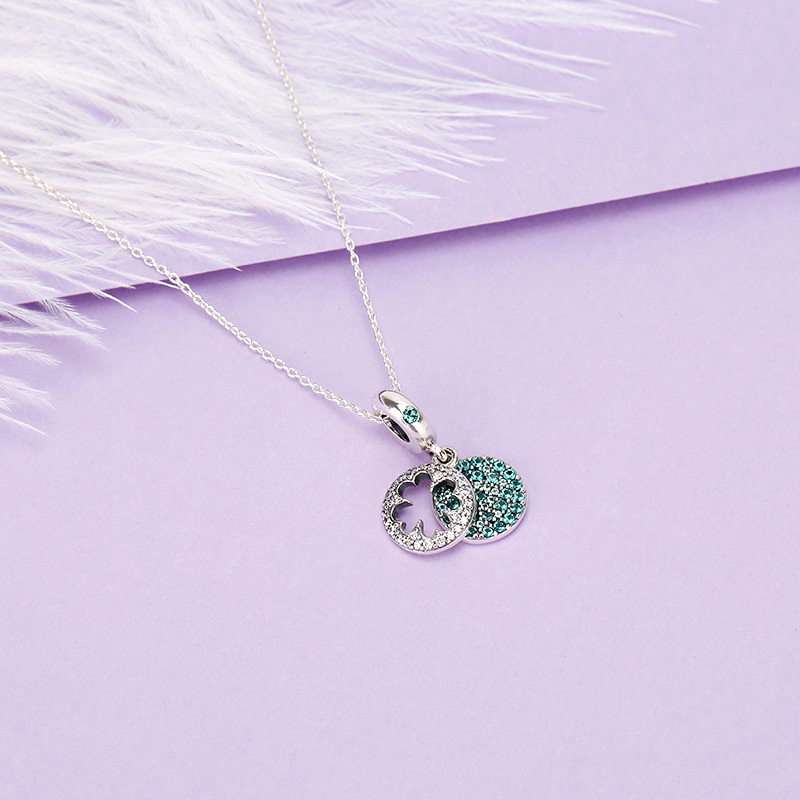 潘多拉pandora耀目四叶草925银项链时尚饰品d51590645