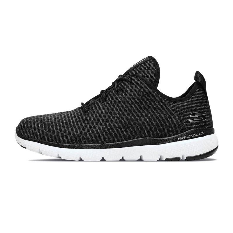 Skechers斯凯奇女鞋新款时尚绑带运动鞋透气布休闲鞋66666145图片