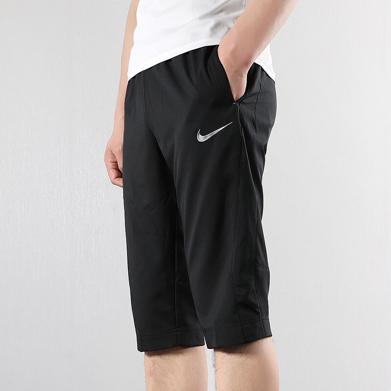 耐克nike男裤舒适透气跑步梭织休闲五分裤688492010