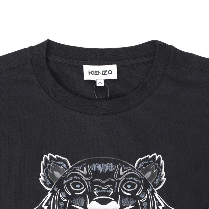 KENZO 短袖T恤 虎头 棉质 FB52TS9724YG图片