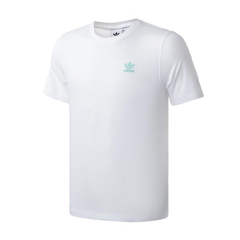 adidas阿迪达斯三叶草男装运动服休闲圆领短袖T恤FM3348