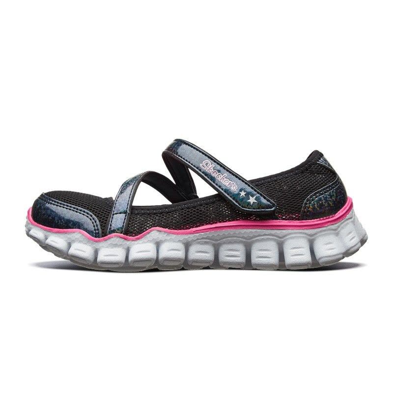 Skechers斯凯奇童鞋 2019女童玛丽珍搭带休闲鞋 轻盈舒适透气布公主鞋图片