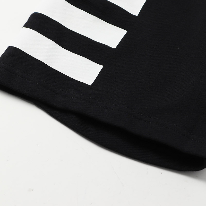 【自营】adidas阿迪达斯NEO男子休闲运动短裤DU4399 L DU4399黑/白